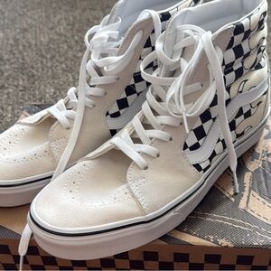 Vans Flame Checkered High-Tops Sk8 Hi